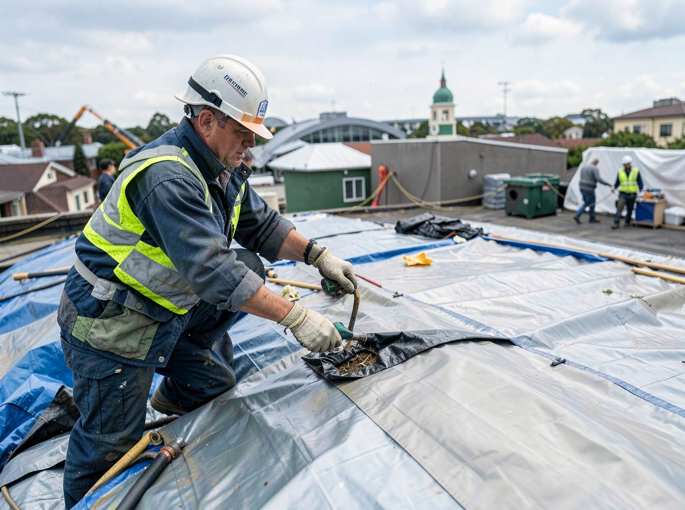Emergency Roof Tarping in Victoria