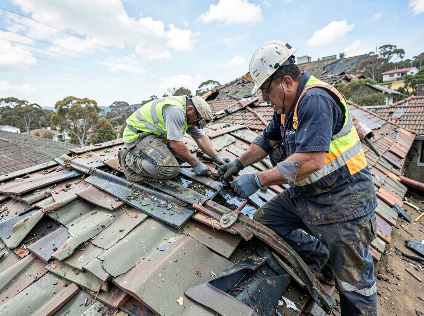 Storm Damage Roof Repair in Victoria